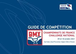 CHAMPIONNATS DE FRANCE CHALLENGE NATIONAL - 09 et 10 octobre 2021 Sarrians (Sud Provence Alpes C&ocirc;te d'Azur)