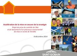Accélération de la mise en oeuvre de la stratégie - 8 décembre 2014 Projet de prise de contrôle de Sika - Saint-Gobain