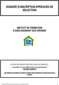 DOSSIER D'INSCRIPTION EPREUVES DE SELECTION - INSTITUT DE FORMATION D'AIDE-SOIGNANT SUD GIRONDE - Centre Hospitalier SUD GIRONDE