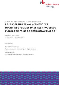 LE LEADERSHIP ET AVANCEMENT DES DROITS DES FEMMES DANS LES PROCESSUS PUBLICS DE PRISE DE DECISION AU MAROC