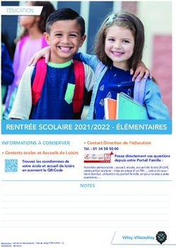 RENTR&Eacute;E SCOLAIRE 2021/2022 - &Eacute;L&Eacute;MENTAIRES - Ville de ...