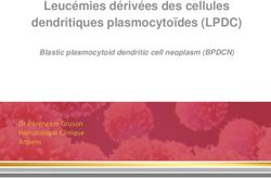 Leucémies dérivées des cellules dendritiques plasmocytoïdes (LPDC) - Blastic plasmocytoid dendritic cell neoplasm (BPDCN)