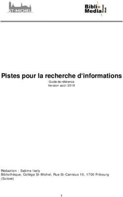 Pistes pour la recherche d'informations - R&eacute;daction : Sabine Isely Biblioth&egrave;que, Coll&egrave;ge St-Michel, Rue St-Canisius 10, 1700 Fribourg (Suisse) ...