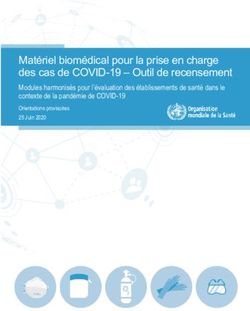 Matériel biomédical pour la prise en charge des cas de COVID-19 - Outil de recensement - Modules harmonisés pour l'évaluation des établissements ...
