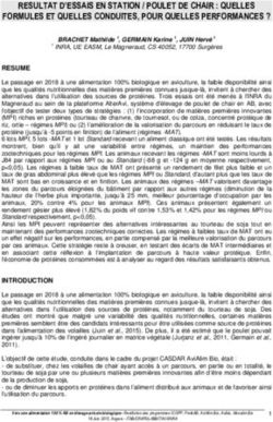 RESULTAT D'ESSAIS EN STATION / POULET DE CHAIR : QUELLES FORMULES ET QUELLES CONDUITES, POUR QUELLES PERFORMANCES ? - Itab