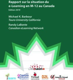 RAPPORT SUR LA SITUATION DU E-LEARNING EN M-12 AU CANADA - EDITION 2019 MICHAEL K. BARBOUR TOURO UNIVERSITY CALIFORNIA RANDY LABONTE CANADIAN ...