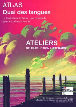 ATELIERS Quai des langues - NovaTris