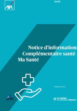 Notice d'information Complémentaire santé Ma Santé