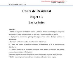 Cours Commun de Résidanat Aout 2020 - FMT