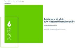 Registre Foncier Et Cadastre : Accès Et Gestion De L'information ...