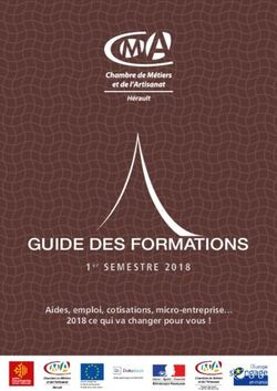 GUIDe Des formatIons - cma herault