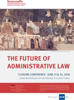 THE FUTURE OF ADMINISTRATIVE LAW - Sciences Po