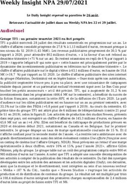 Weekly Insight NPA 29/07/2021