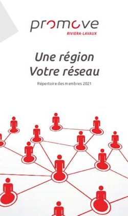 Une r&eacute;gion Votre r&eacute;seau - R&eacute;pertoire des membres 2021 - Promove