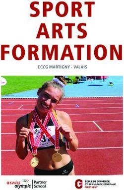 SPORT ARTS FORMATION ECCG MARTIGNY - VALAIS - ECCG de Martigny