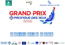 AVIS DE COURSE - Grand Prix Pacifique Des Jeux