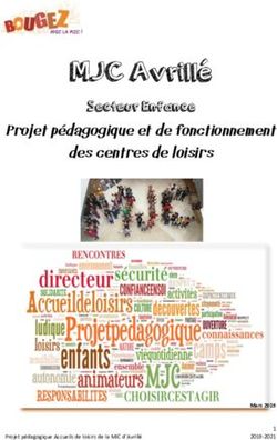 MJC Avrillé Secteur Enfance - Projet pédagogique et de fonctionnement des centres de loisirs - MJC Avrillé