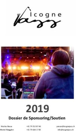 2019 Dossier de Sponsoring/Soutien - Nicolas Besse Muriel Abegglen - Icogne Jazz