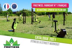 Catalogue 2021 fitness & street workout - FREETNESS, fabricant N 1 fran&ccedil;aiS de mat&eacute;riel sportif de plein-air
