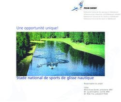 Une opportunité unique! - Stade national de sports de glisse nautique