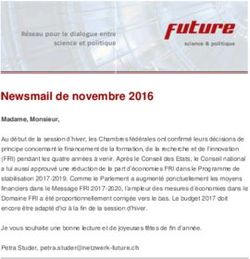 Newsmail de novembre 2016 - Netzwerk FUTURE