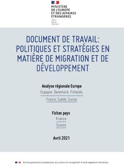 DÉVELOPPEMENT Analyse régionale Europe - Espagne, Danemark, Finlande, Processus de Rabat