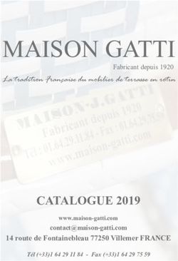MAISON GATTI - CATALOGUE 2019 - La tradition Fran&ccedil;aise du mobilier de terrasse en rotin