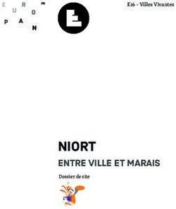 Niort entre ville et marais Dossier de site - E16 - Villes Vivantes - Europan Europe