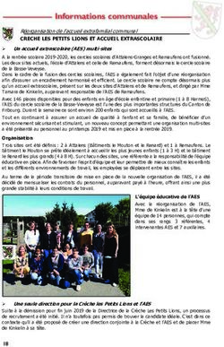 Informations communales Informations communales - Commune d'Attalens