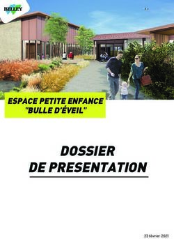 DOSSIER DE PRESENTATION - ESPACE PETITE ENFANCE "BULLE D'&Eacute;VEIL" - Belley