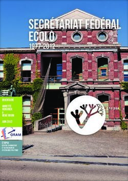 Secrétariat fédéral Ecolo - 1977-2012 inventaire Annette Hendrick & rené brion juin 2012 - ORAM