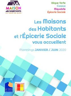 Les Maisons des Habitants et l'Épicerie Sociale - vous accueillent Plannings JANVIER / JUIN 2020 - La Teste de Buch
