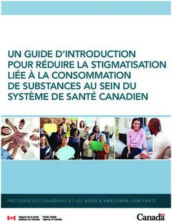 UN GUIDE D'INTRODUCTION POUR RÉDUIRE LA STIGMATISATION LIÉE À LA CONSOMMATION DE SUBSTANCES AU SEIN DU SYSTÈME DE SANTÉ CANADIEN