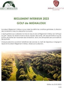 REGLEMENT INTERIEUR 2023 - GOLF de MIGNALOUX