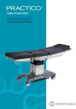 Table d'op&eacute;ration Un choix modulaire pour les proc&eacute;dures g&eacute;n&eacute;rales