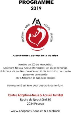 PROGRAMME 2019 - Adoptons-nous