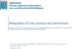 Maquette d'une séance de formation - Mediadix