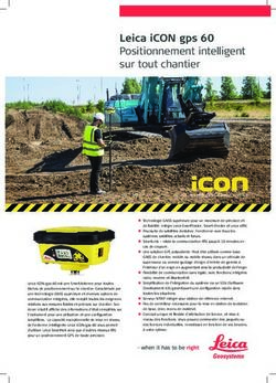 Leica iCON gps 60 Positionnement intelligent sur tout chantier - Topocenter