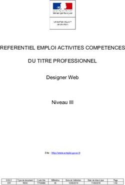 REFERENTIEL EMPLOI ACTIVITES COMPETENCES DU TITRE PROFESSIONNEL - Designer Web Niveau III - SIGLE DW - Banque AFPA