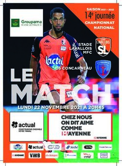 14e journ&eacute;e - LUNDI 22 NOVEMBRE 2021 &Agrave; 20H45 STADE LAVALLOIS MFC US CONCARNEAU