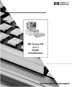 HP Vectra VE Guide Série 8 - d'utilisation