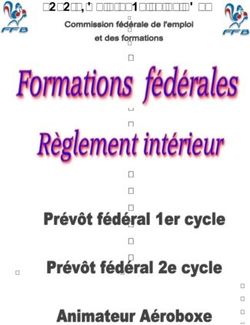 Fédération Française de Boxe - Fédération Française de Boxe - Règlement intérieur des formations fédérales mise à jour au 13/07/2018 1 ...