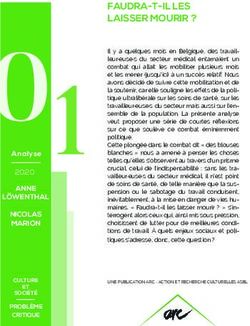 FAUDRA-T-IL LES LAISSER MOURIR ? - Action et Recherche Culturelles
