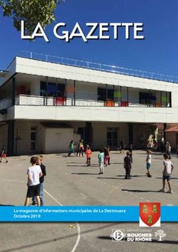LA GAZEttE - Le magazine d'informations municipales de La Destrousse Octobre 2019
