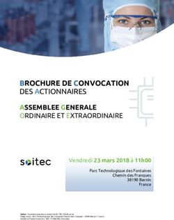 BROCHURE DE CONVOCATION - DES ACTIONNAIRES ASSEMBLEE GENERALE ORDINAIRE ET EXTRAORDINAIRE - Soitec