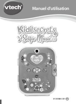 Manuel d'utilisation - VTech
