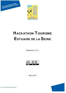 HACKATHON TOURISME ESTUAIRE DE LA SEINE - Règlement (v.2.1) Mars 2019