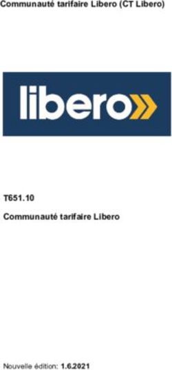 Communauté tarifaire Libero (CT Libero) - T651.10 Communauté tarifaire Libero - Nouvelle édition: 1.6.2021