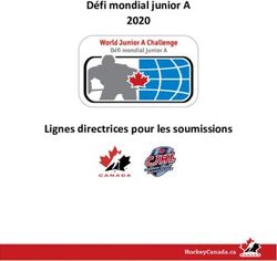 Défi mondial junior A 2020 Lignes directrices pour les soumissions
