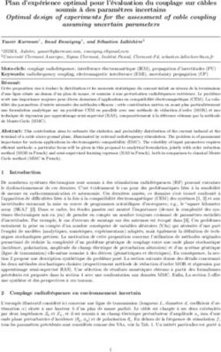 Plan d'expérience optimal pour l'évaluation du couplage sur câbles soumis à des paramètres incertains - Sciencesconf.org